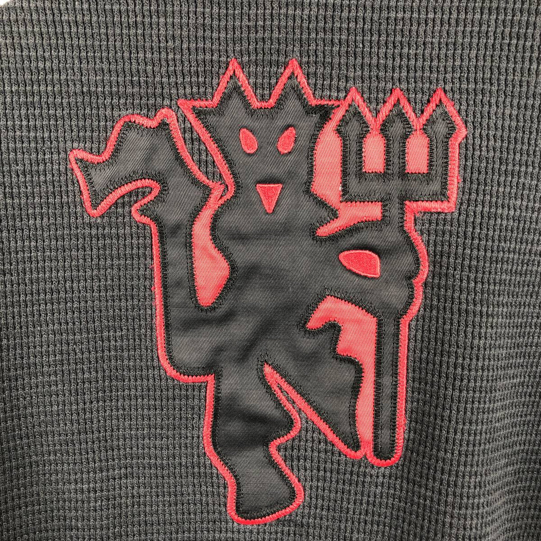 2000'S Nike Premier League Manchester United Thermal Long Sleeve T-Shirt, Men's Size Medium cotton black type Vintage Second Hand