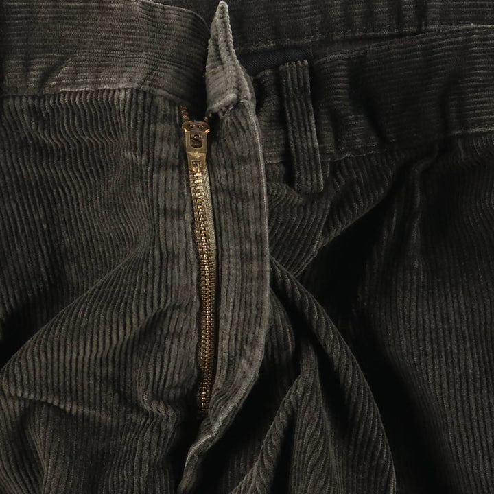 2000'S Dockers Two-pleat Corduroy Pants, Men's, Size W35 cotton Khaki type sage green Vintage Second Hand