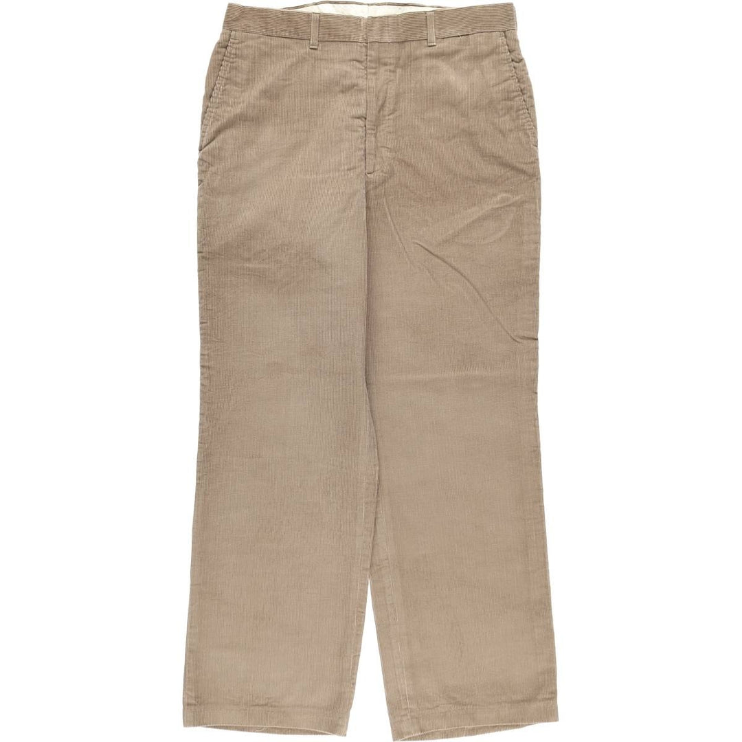 Haggar Corduroy Pants for Men, W34 cotton brown type Vintage Second Hand