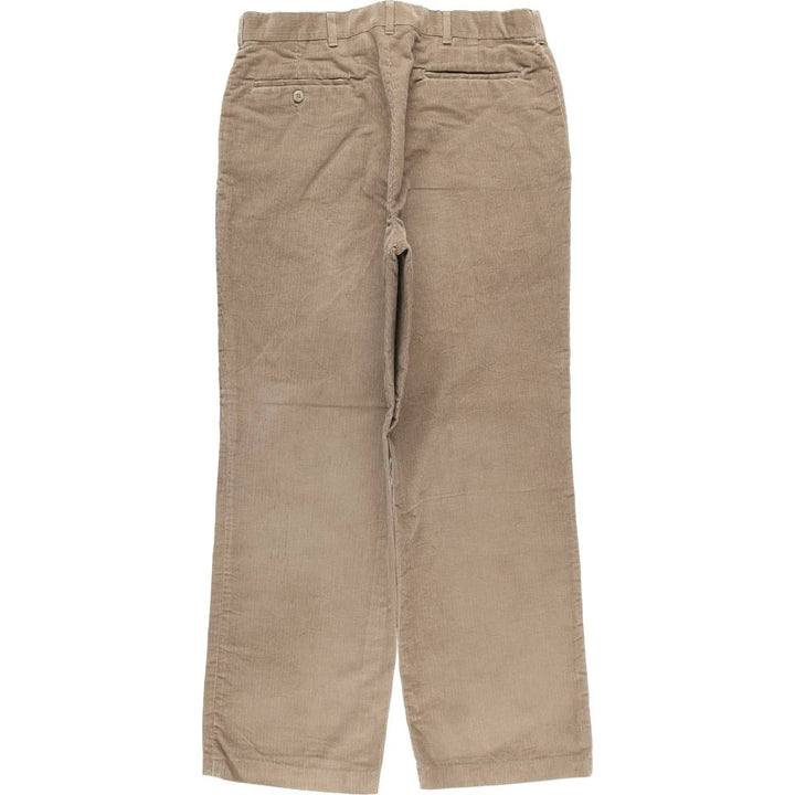 Haggar Corduroy Pants for Men, W34 cotton brown type Vintage Second Hand
