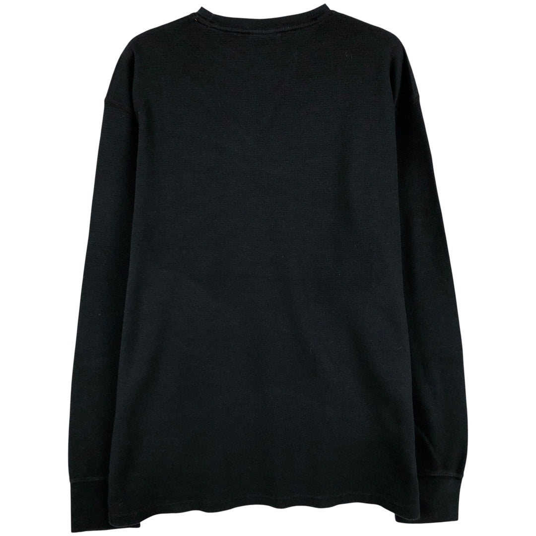 Ralph Lauren POLO RALPH LAUREN SLEEPWEAR Thermal Long T-Shirt, Men's XL cotton black type Vintage Second Hand