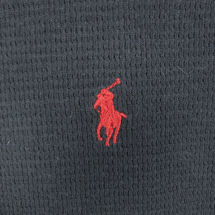 Ralph Lauren POLO RALPH LAUREN SLEEPWEAR Thermal Long T-Shirt, Men's XL cotton black type Vintage Second Hand