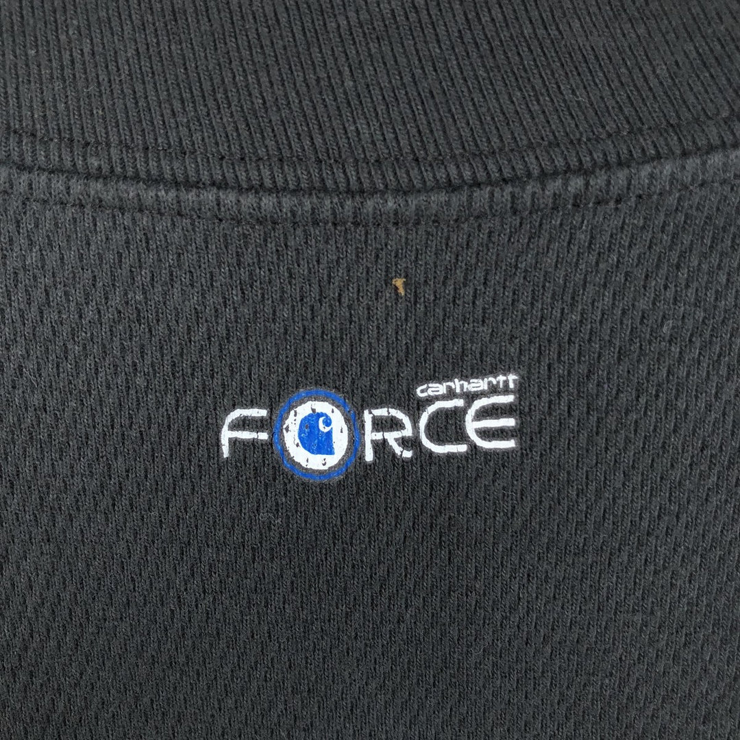 Carhartt Thermal Long T-shirt Men's XL size cotton black type Vintage Second Hand