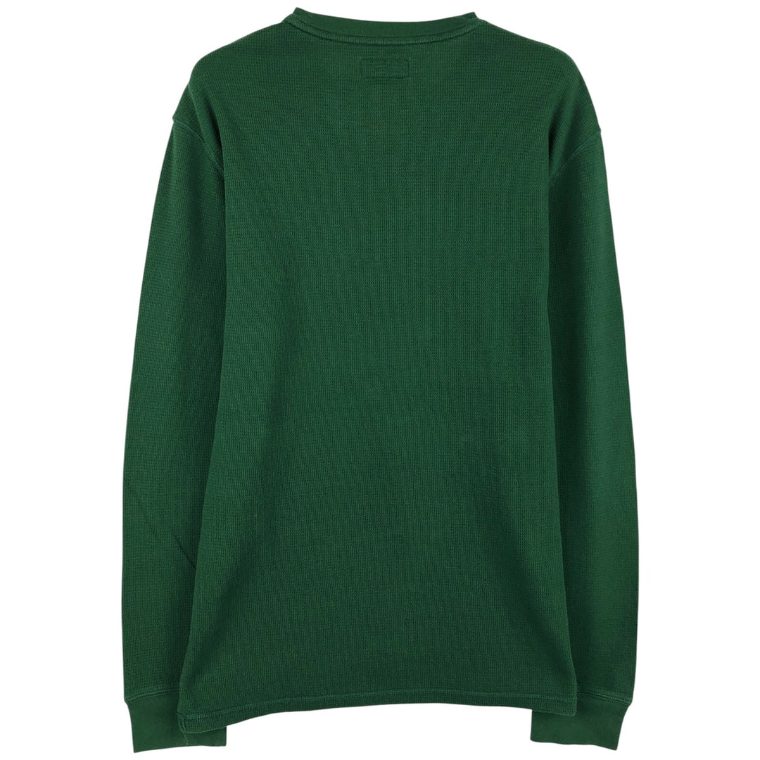 Ralph Lauren POLO RALPH LAUREN Thermal Long T-Shirt Men's Size L unclear green type Vintage Second Hand