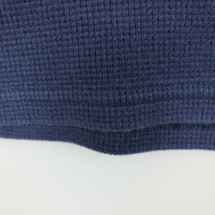 Ralph Lauren POLO RALPH LAUREN SLEEPWEAR Thermal Long T-Shirt, Men's Size Medium cotton navy blue type Vintage Second Hand