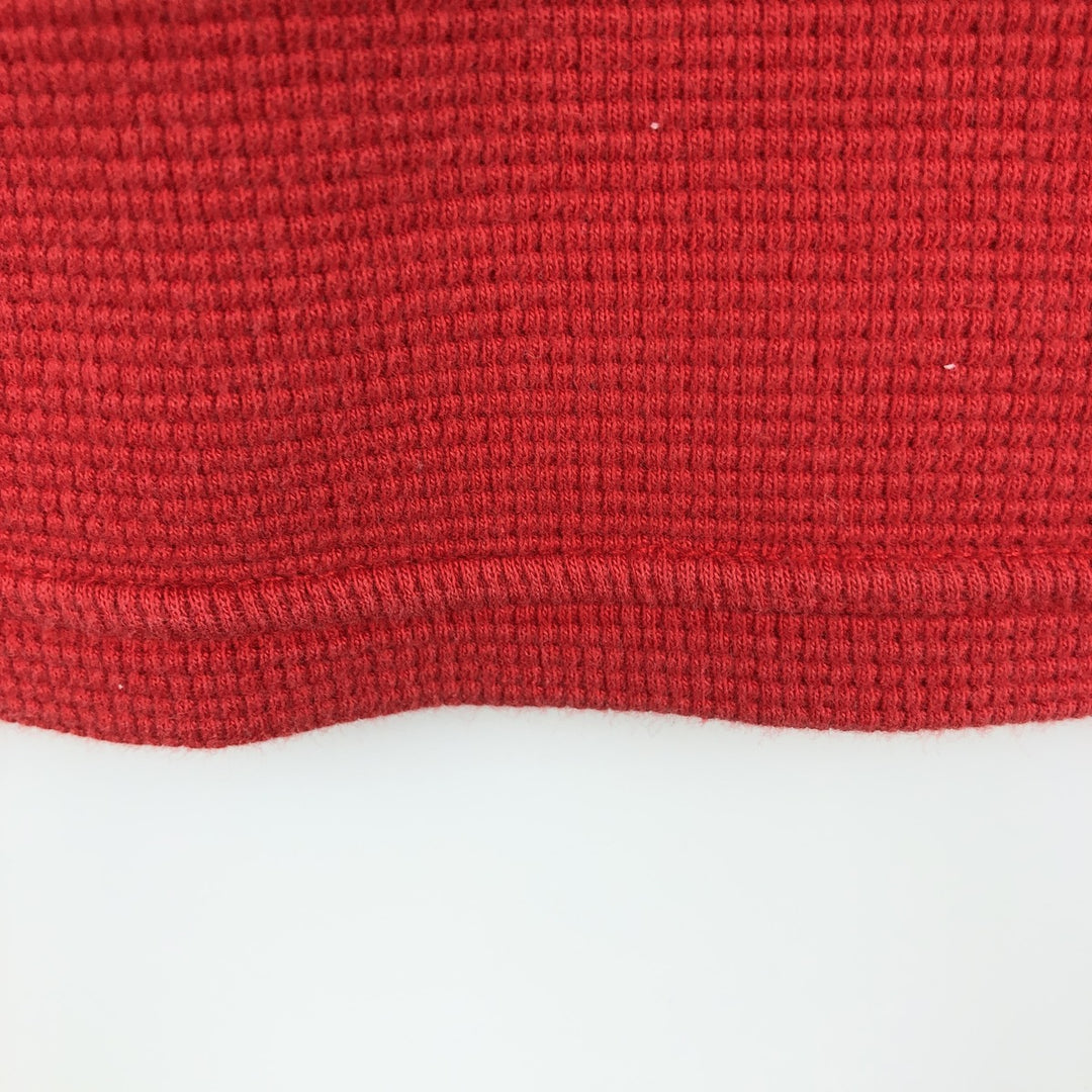 Ralph Lauren POLO RALPH LAUREN Thermal Long T-Shirt Men's Size L cotton red type Vintage Second Hand