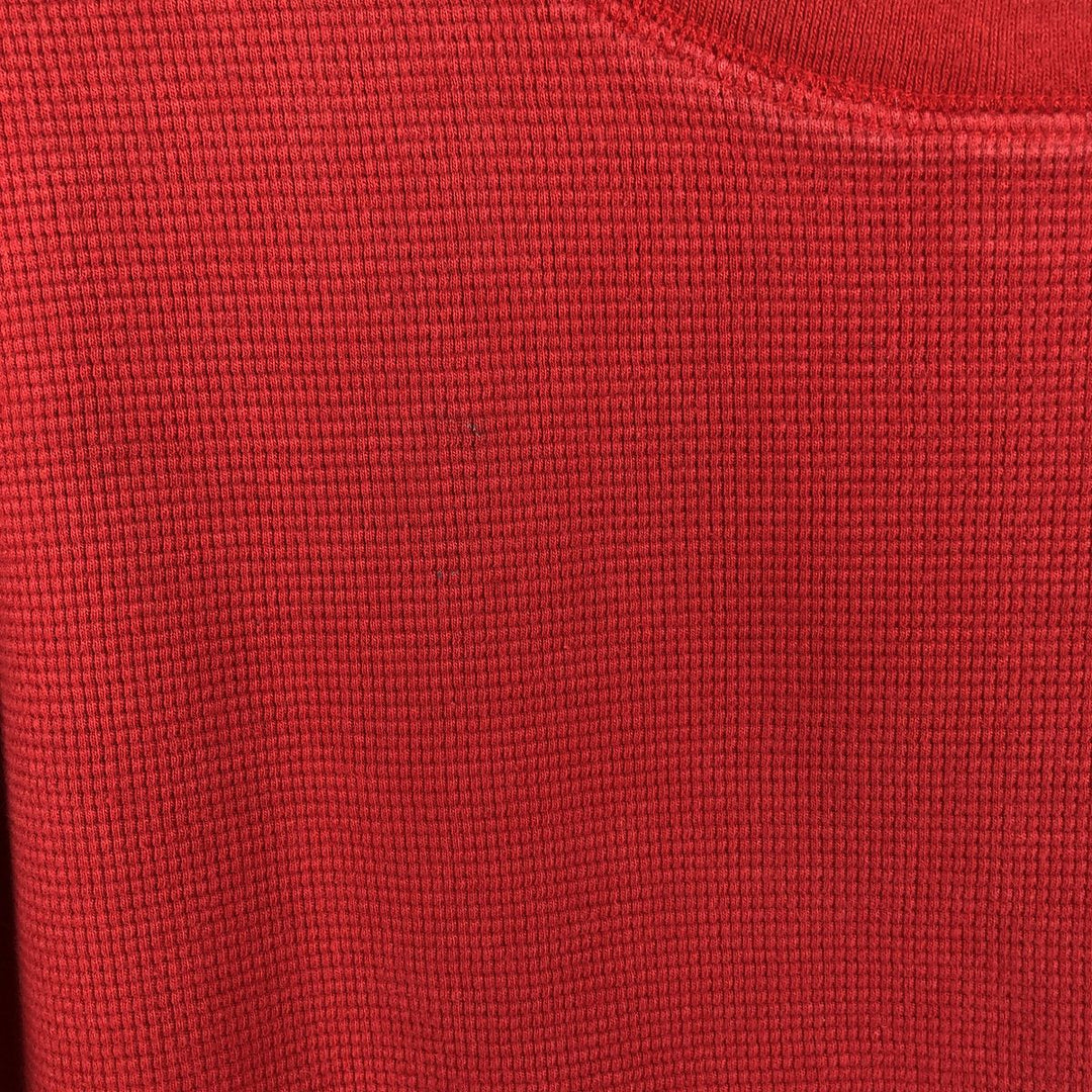 Ralph Lauren POLO RALPH LAUREN Thermal Long T-Shirt Men's Size L cotton red type Vintage Second Hand