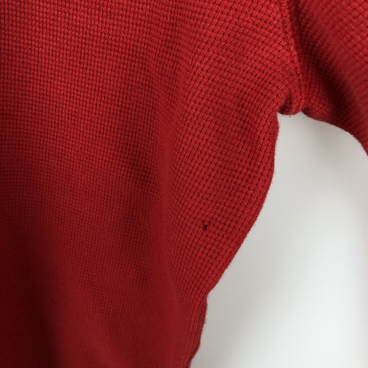 Ralph Lauren POLO RALPH LAUREN Thermal Long T-Shirt Men's Size L cotton red type Vintage Second Hand