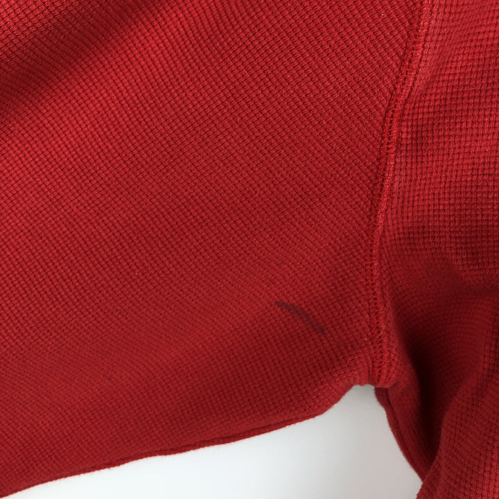 Ralph Lauren POLO RALPH LAUREN Thermal Long T-Shirt Men's Size L cotton red type Vintage Second Hand