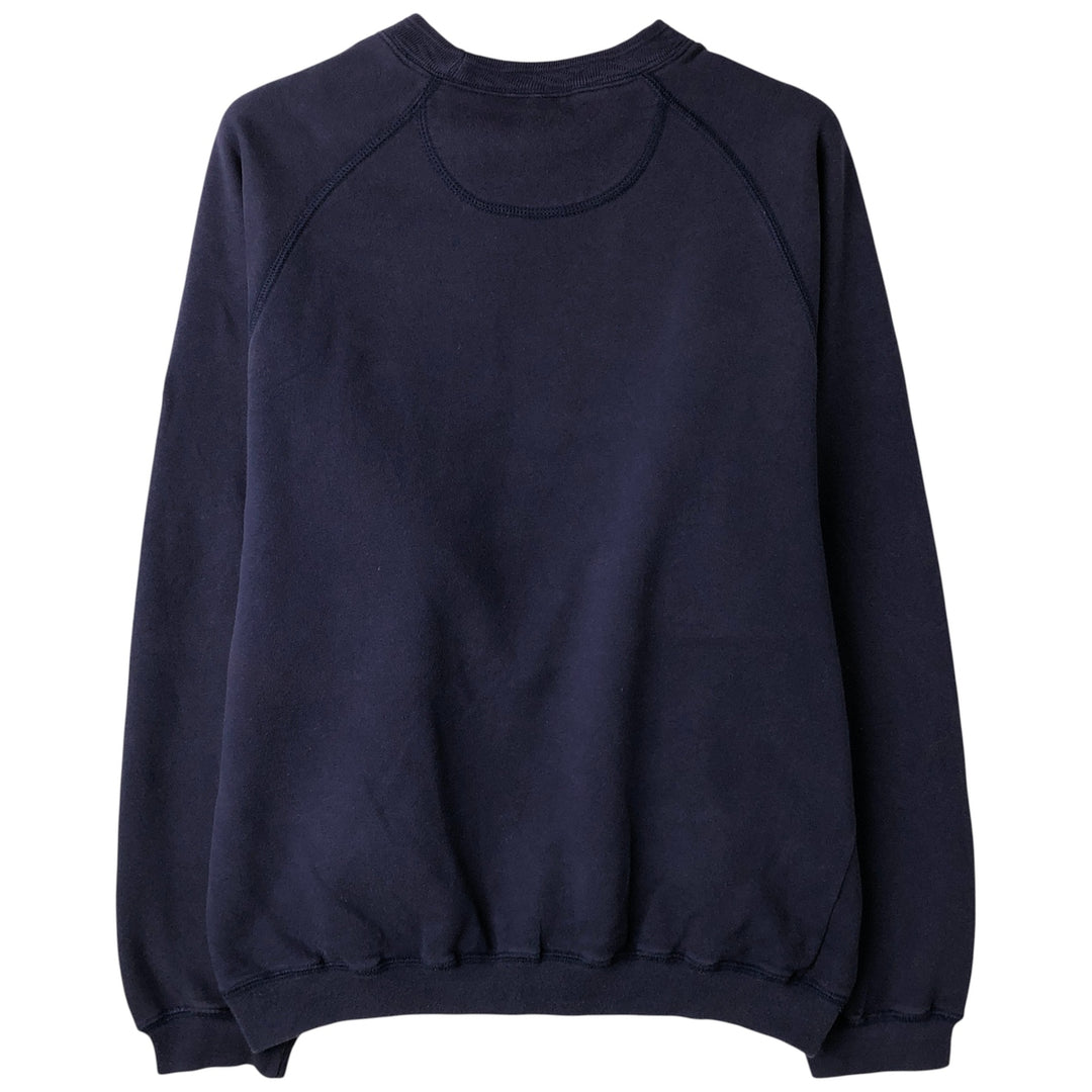 Vintage 90s-00'S Adidas logo sweatshirt, size M, men's cotton navy blue type Vintage Second Hand