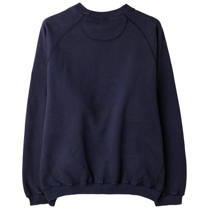 Vintage 90s-00'S Adidas logo sweatshirt, size M, men's cotton navy blue type Vintage Second Hand