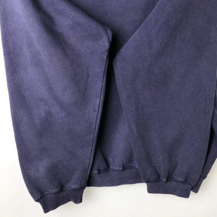 Vintage 90s-00'S Adidas logo sweatshirt, size M, men's cotton navy blue type Vintage Second Hand