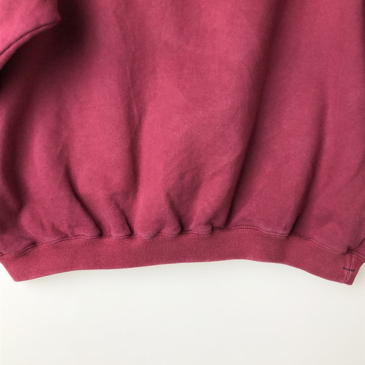90s-00'S adidas EQUIPMENT logo sweatshirt, men's size M cotton Red type red-purple Vintage Second Hand