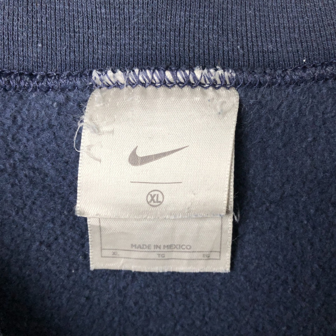 00'S Nike One Point Logo Sweatshirt Trainer Men's XL cotton navy blue type Vintage Second Hand