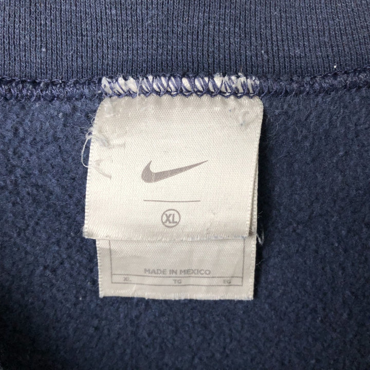00'S Nike One Point Logo Sweatshirt Trainer Men's XL cotton navy blue type Vintage Second Hand