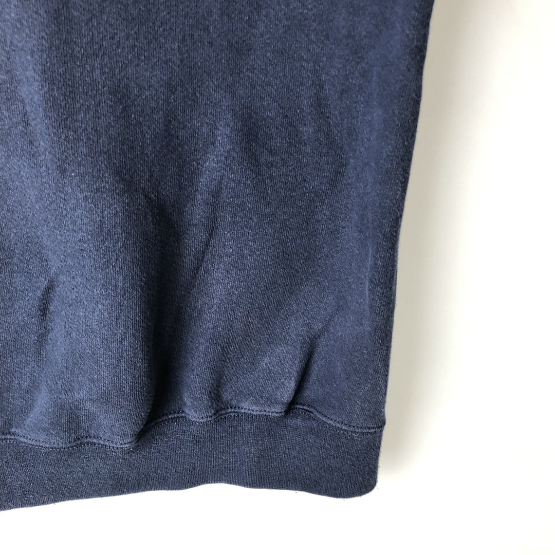 00'S Nike One Point Logo Sweatshirt Trainer Men's XL cotton navy blue type Vintage Second Hand