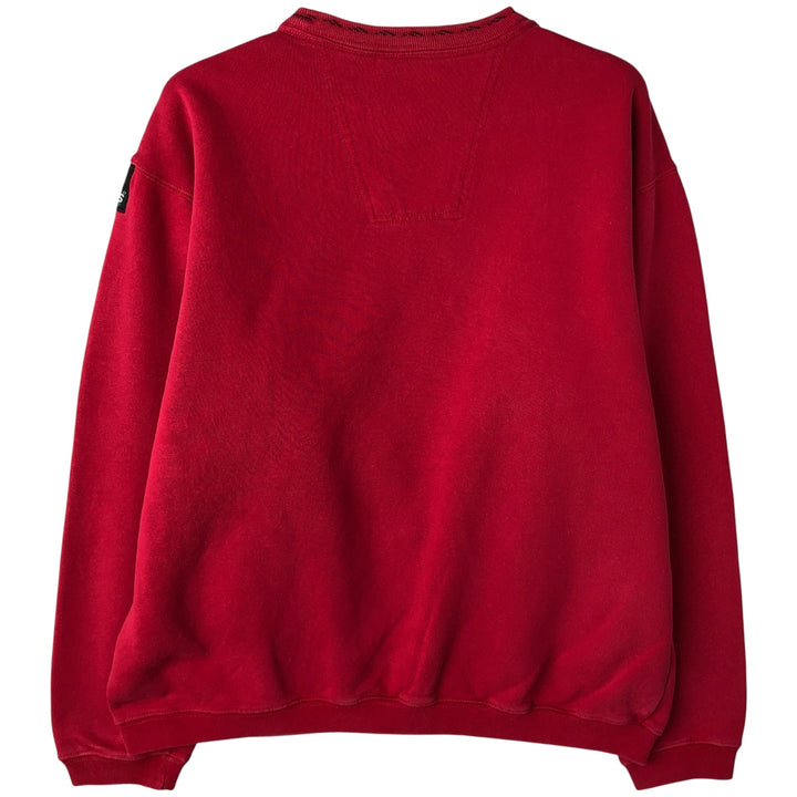 Vintage 90'S adidas EQUIPMENT logo sweatshirt, size M, men's cotton red type Vintage Second Hand