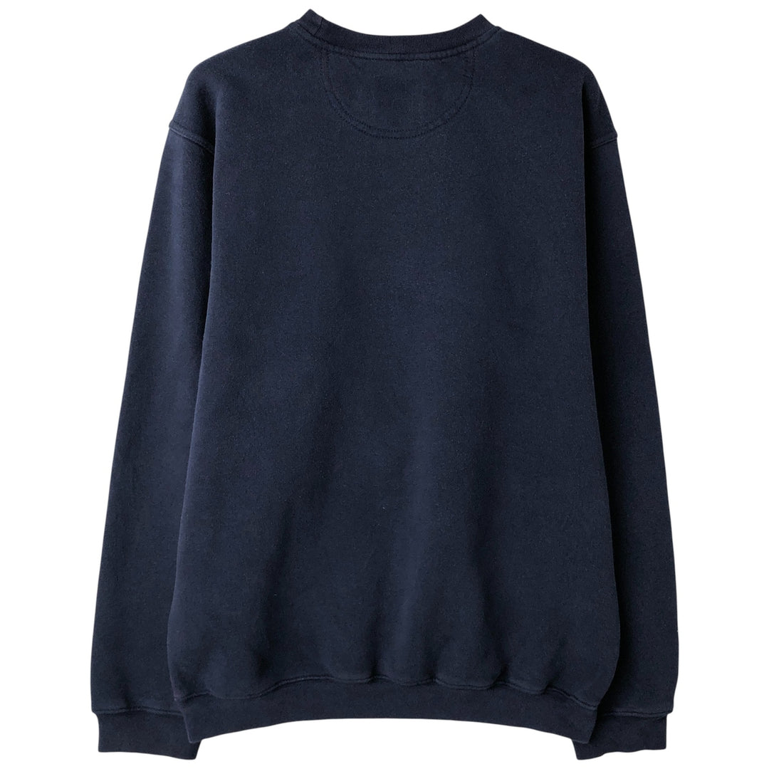 Nike One Point Logo Sweatshirt, Trainer, Men's M Size cotton navy blue type Vintage Second Hand