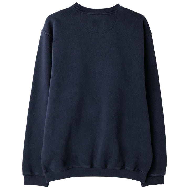 Nike One Point Logo Sweatshirt, Trainer, Men's M Size cotton navy blue type Vintage Second Hand
