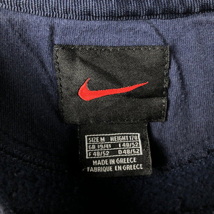 Nike One Point Logo Sweatshirt, Trainer, Men's M Size cotton navy blue type Vintage Second Hand