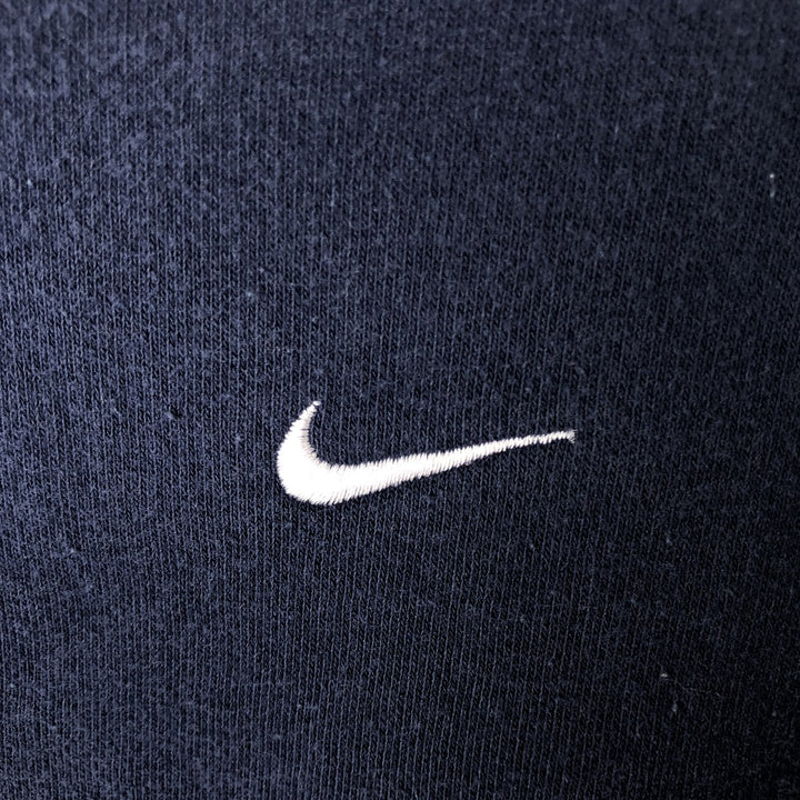 Nike One Point Logo Sweatshirt, Trainer, Men's M Size cotton navy blue type Vintage Second Hand