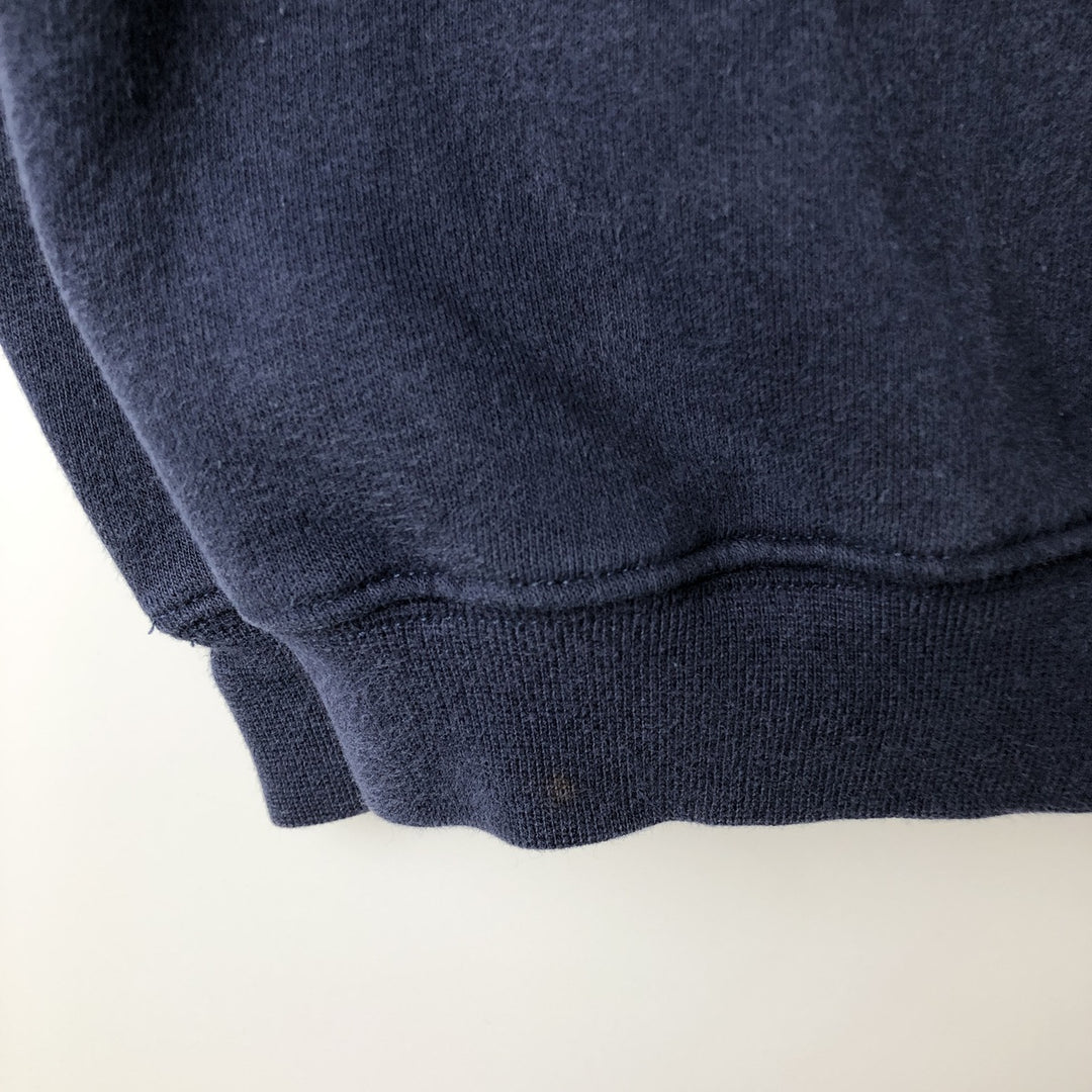 Nike One Point Logo Sweatshirt, Trainer, Men's M Size cotton navy blue type Vintage Second Hand