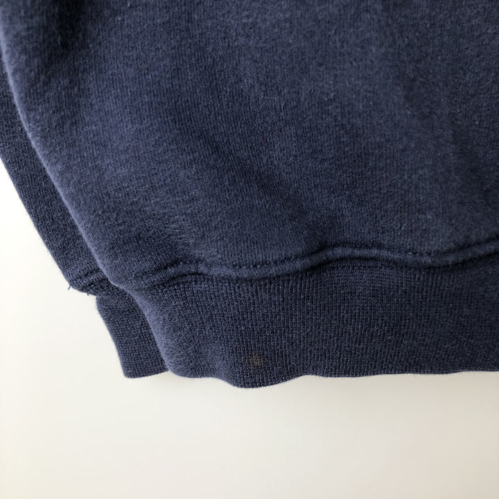 Nike One Point Logo Sweatshirt, Trainer, Men's M Size cotton navy blue type Vintage Second Hand