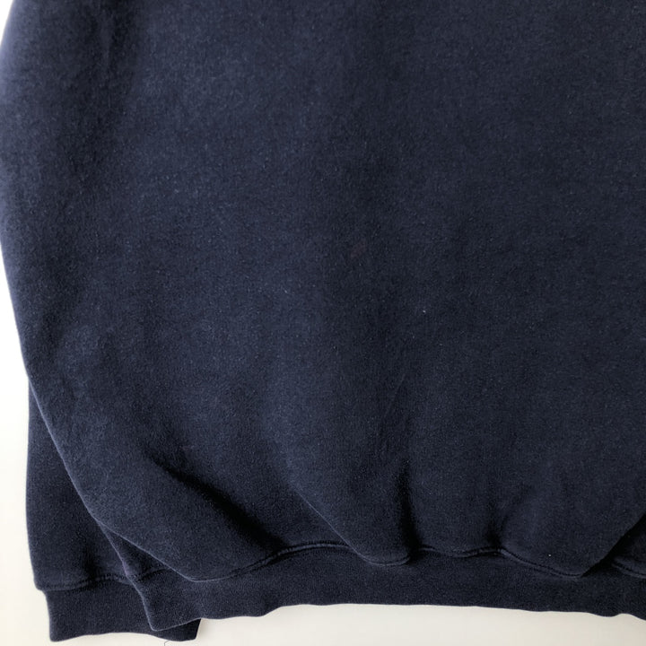Nike One Point Logo Sweatshirt, Trainer, Men's M Size cotton navy blue type Vintage Second Hand