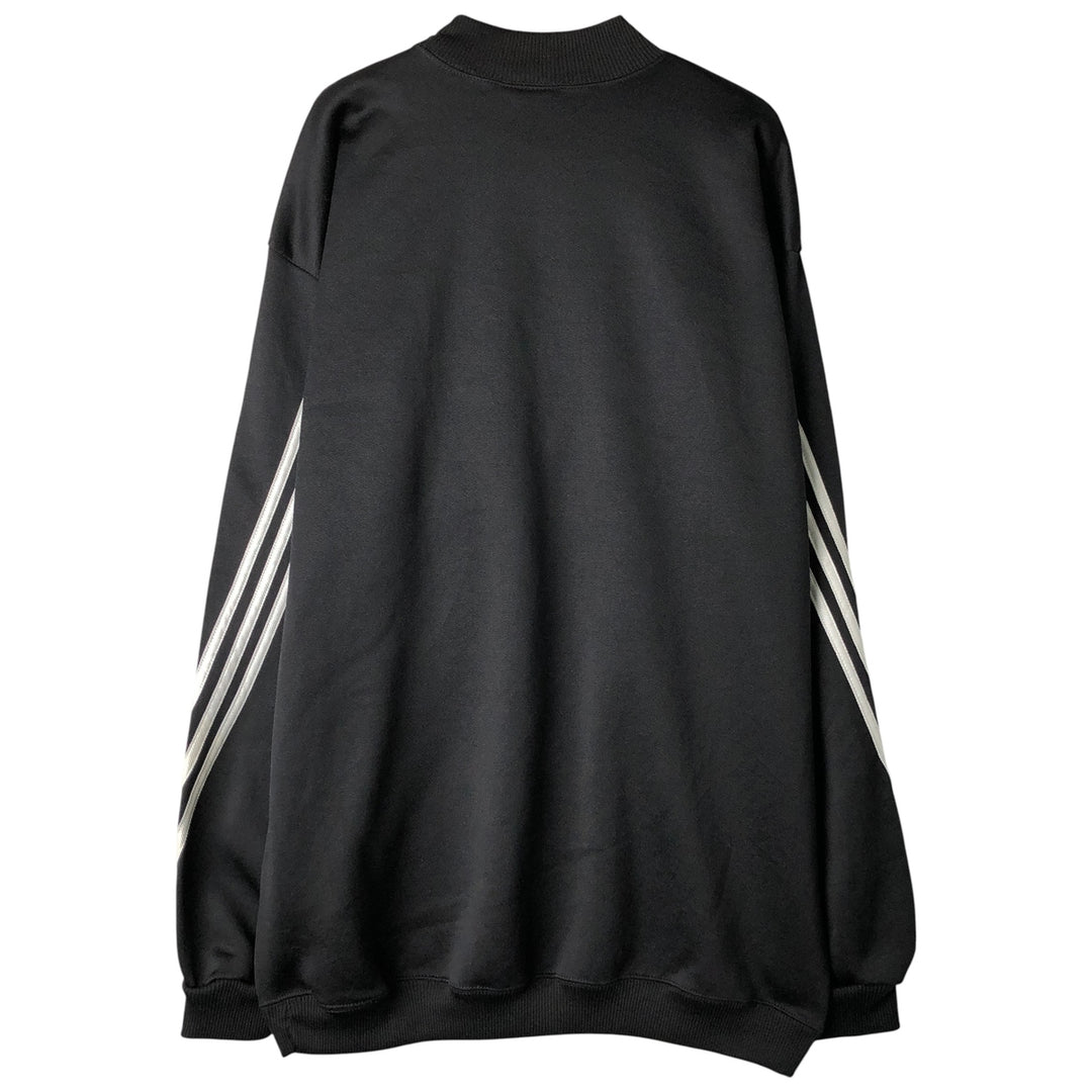 90s-00'S Adidas sweatshirt, Made in USA, Men's XL polyester black type Vintage Second Hand