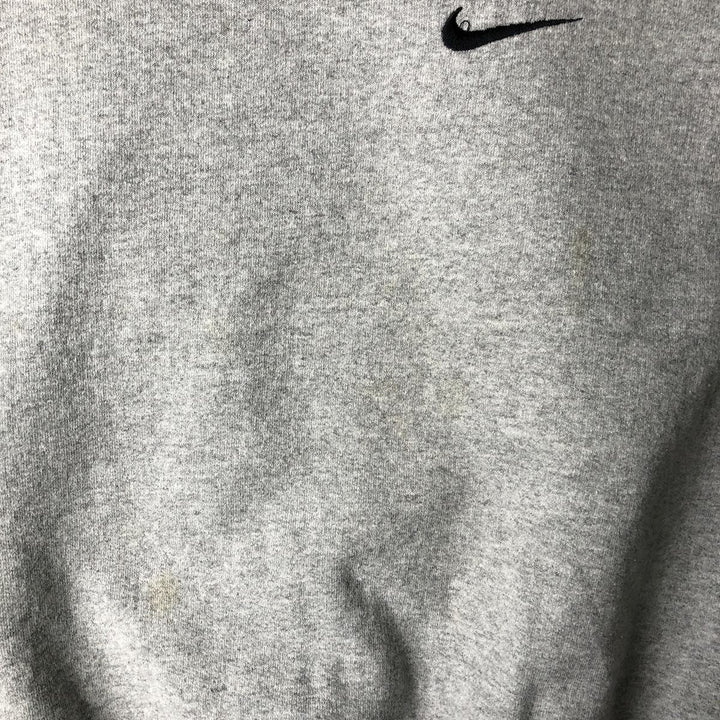 Nike One Point Logo Sweatshirt, Trainer, Men's M Size unclear gray type Vintage Second Hand