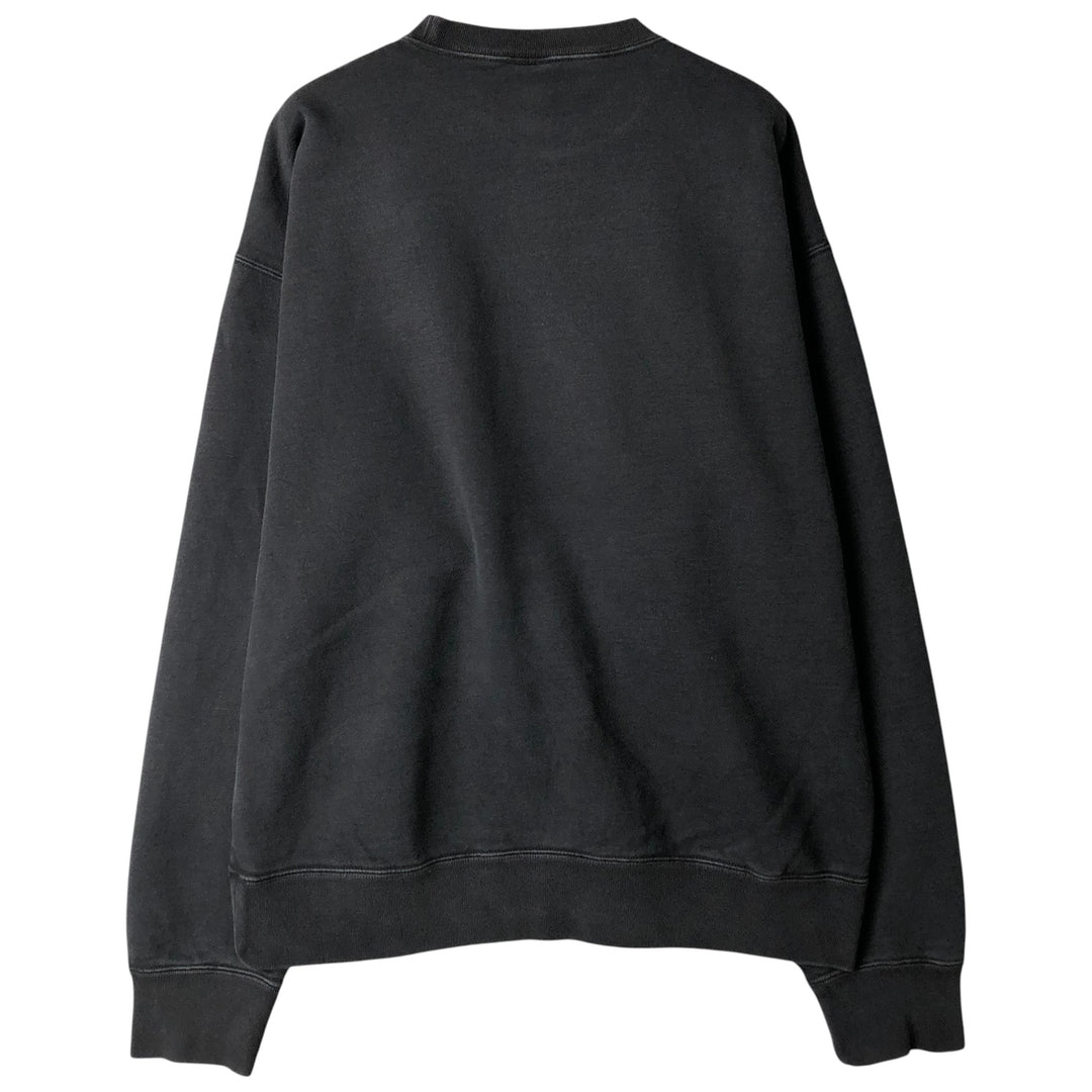 Nike One Point Logo Sweatshirt, Trainer, Men's M Size cotton black type Vintage Second Hand