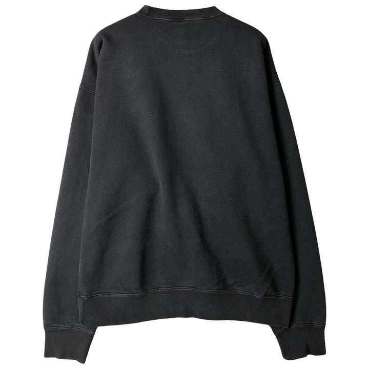 Nike One Point Logo Sweatshirt, Trainer, Men's M Size cotton black type Vintage Second Hand