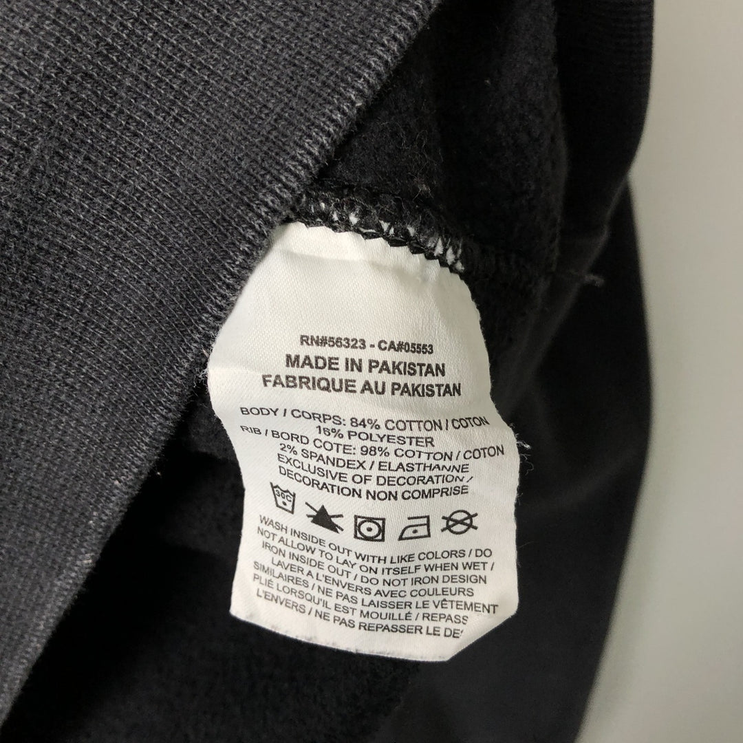 Nike One Point Logo Sweatshirt, Trainer, Men's M Size cotton black type Vintage Second Hand