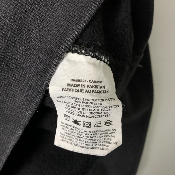Nike One Point Logo Sweatshirt, Trainer, Men's M Size cotton black type Vintage Second Hand