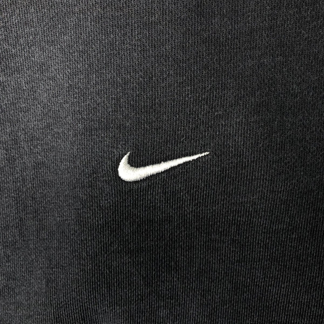 Nike One Point Logo Sweatshirt, Trainer, Men's M Size cotton black type Vintage Second Hand