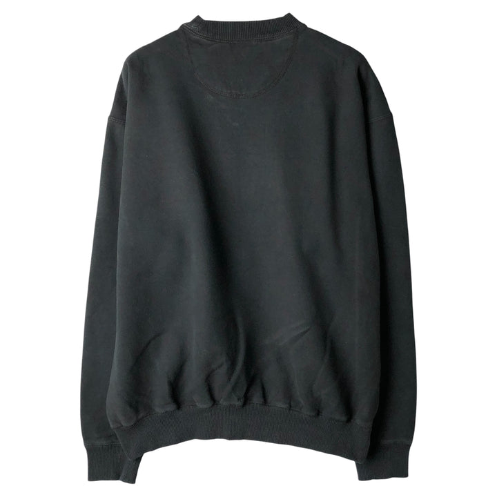 Reebok One-Point Logo Sweatshirt, Men's Size M cotton black type Vintage Second Hand