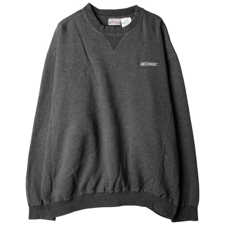 Reebok One-Point Logo Sweatshirt, Men's XL cotton gray type Vintage Second Hand