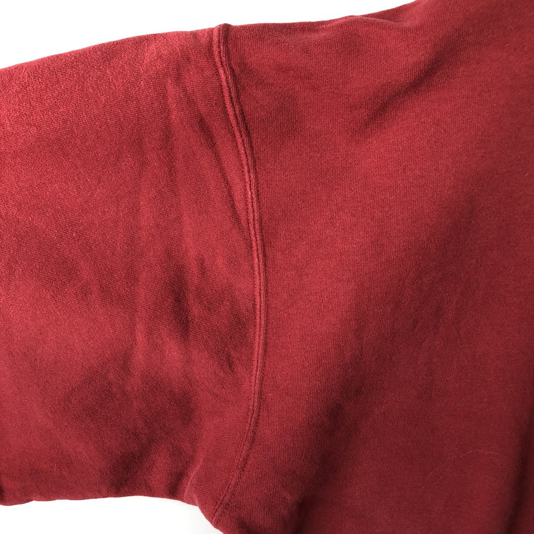 Reebok One-Point Logo Sweatshirt, Men's Size M cotton Red type red-purple Vintage Second Hand