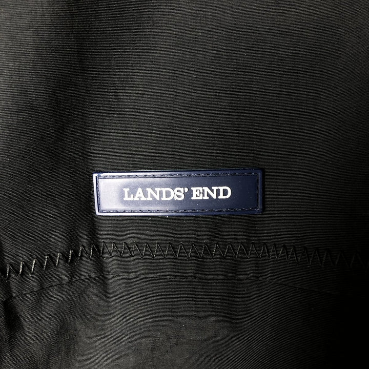 LANDS' END nylon jacket, men's size M Nylon black type Vintage Second Hand
