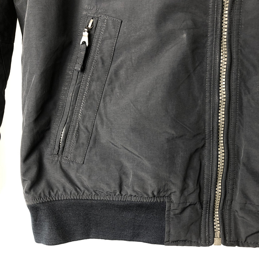 LANDS' END nylon jacket, men's size M Nylon black type Vintage Second Hand