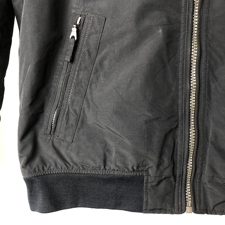 LANDS' END nylon jacket, men's size M Nylon black type Vintage Second Hand