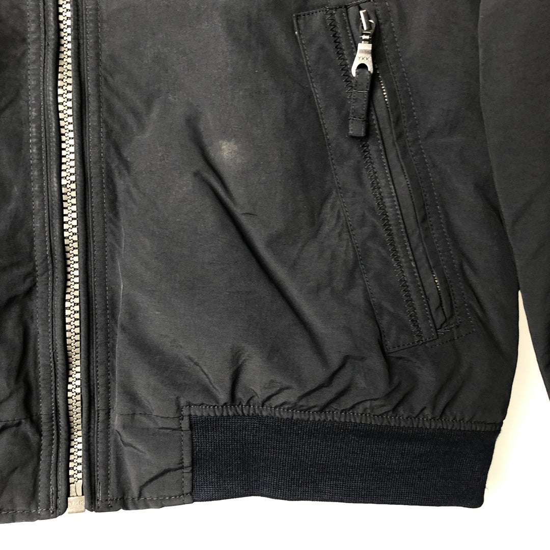 LANDS' END nylon jacket, men's size M Nylon black type Vintage Second Hand