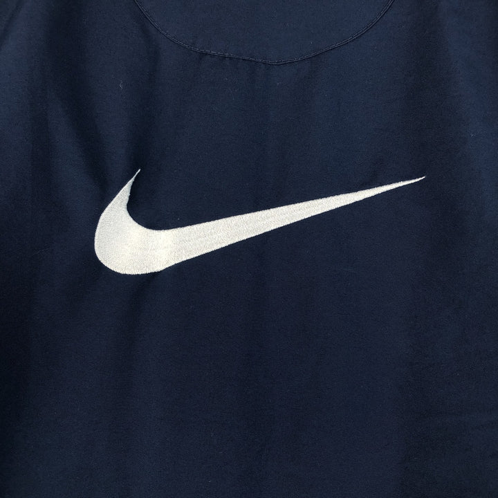 2000'S Nike Back Logo Padded Puffer Jacket, Men's Size Medium unclear navy blue type Vintage Second Hand