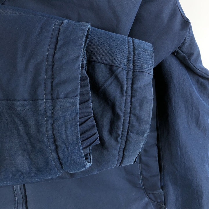 2000'S Nike Back Logo Padded Puffer Jacket, Men's Size Medium unclear navy blue type Vintage Second Hand