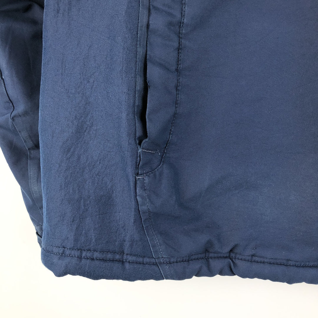 2000'S Nike Back Logo Padded Puffer Jacket, Men's Size Medium unclear navy blue type Vintage Second Hand