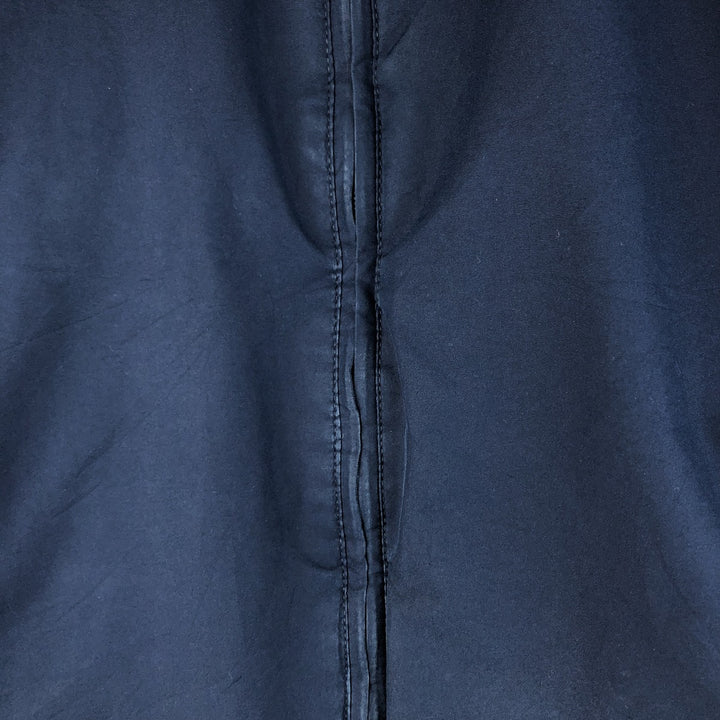 2000'S Nike Back Logo Padded Puffer Jacket, Men's Size Medium unclear navy blue type Vintage Second Hand
