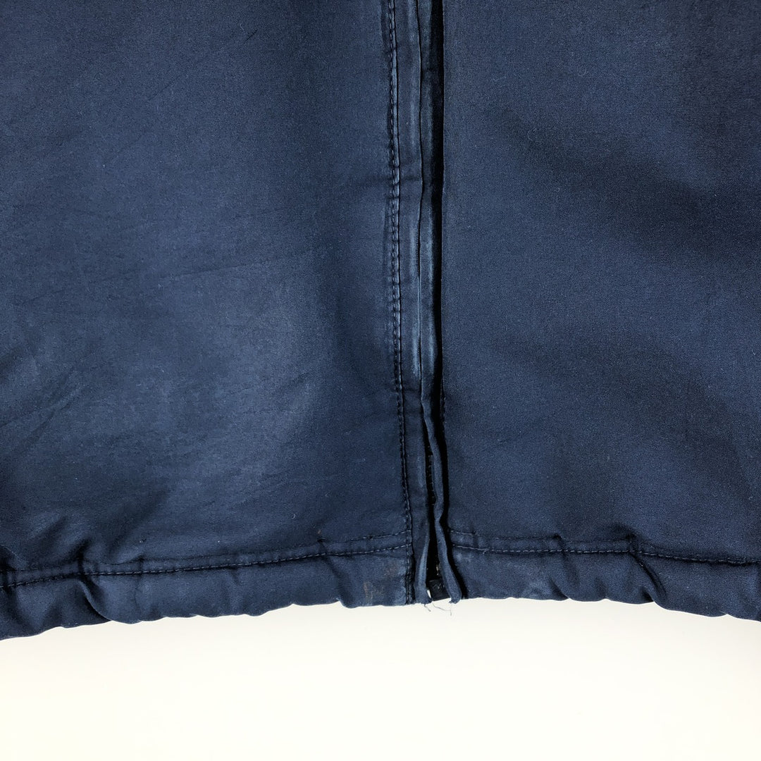 2000'S Nike Back Logo Padded Puffer Jacket, Men's Size Medium unclear navy blue type Vintage Second Hand