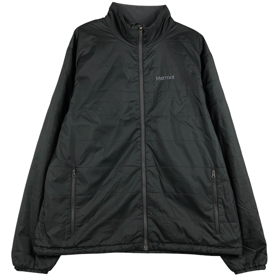 2000'S Marmot ripstop padded puffer jacket, men's XXL Nylon gray type Vintage Second Hand
