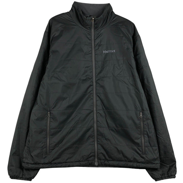 2000'S Marmot ripstop padded puffer jacket, men's XXL Nylon gray type Vintage Second Hand