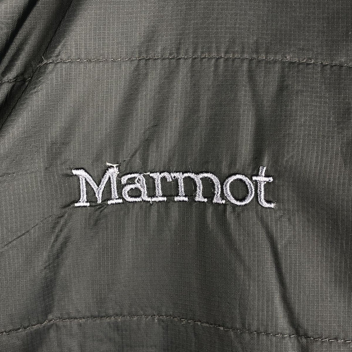 2000'S Marmot ripstop padded puffer jacket, men's XXL Nylon gray type Vintage Second Hand